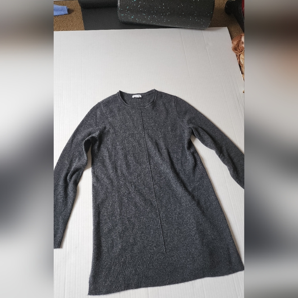 J. Jill Charcoal Crewneck Sweater